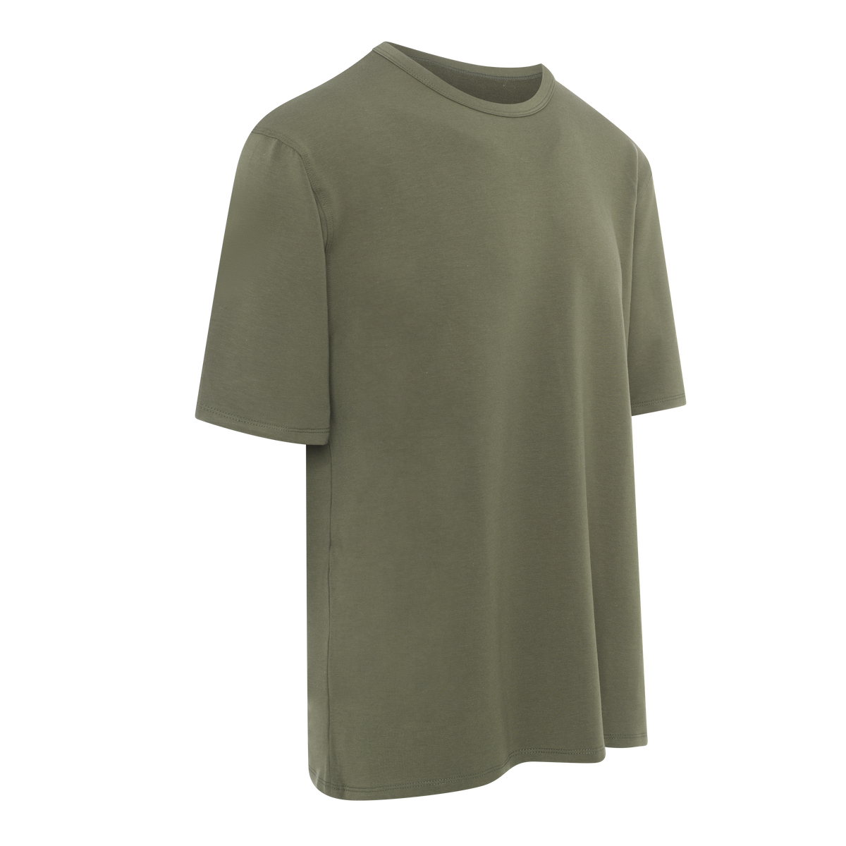 T-shirt Oversize · poids lourd — Vert olive