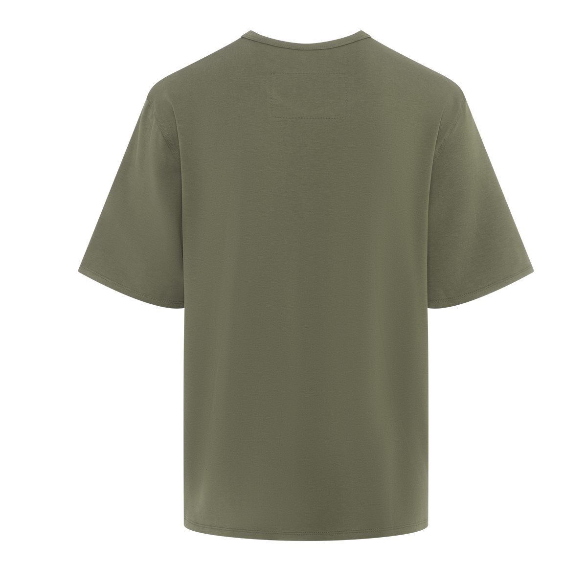 T-shirt Oversize · poids lourd — Vert olive