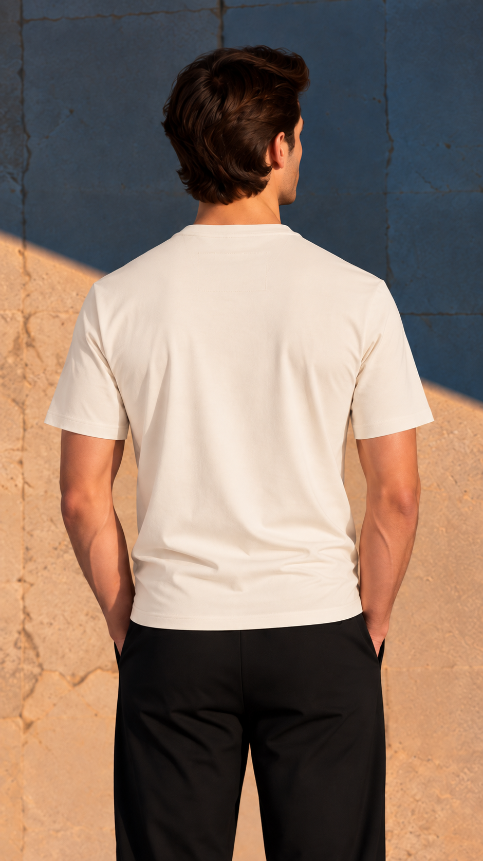 T-shirt Regular · poids lourd — Beige