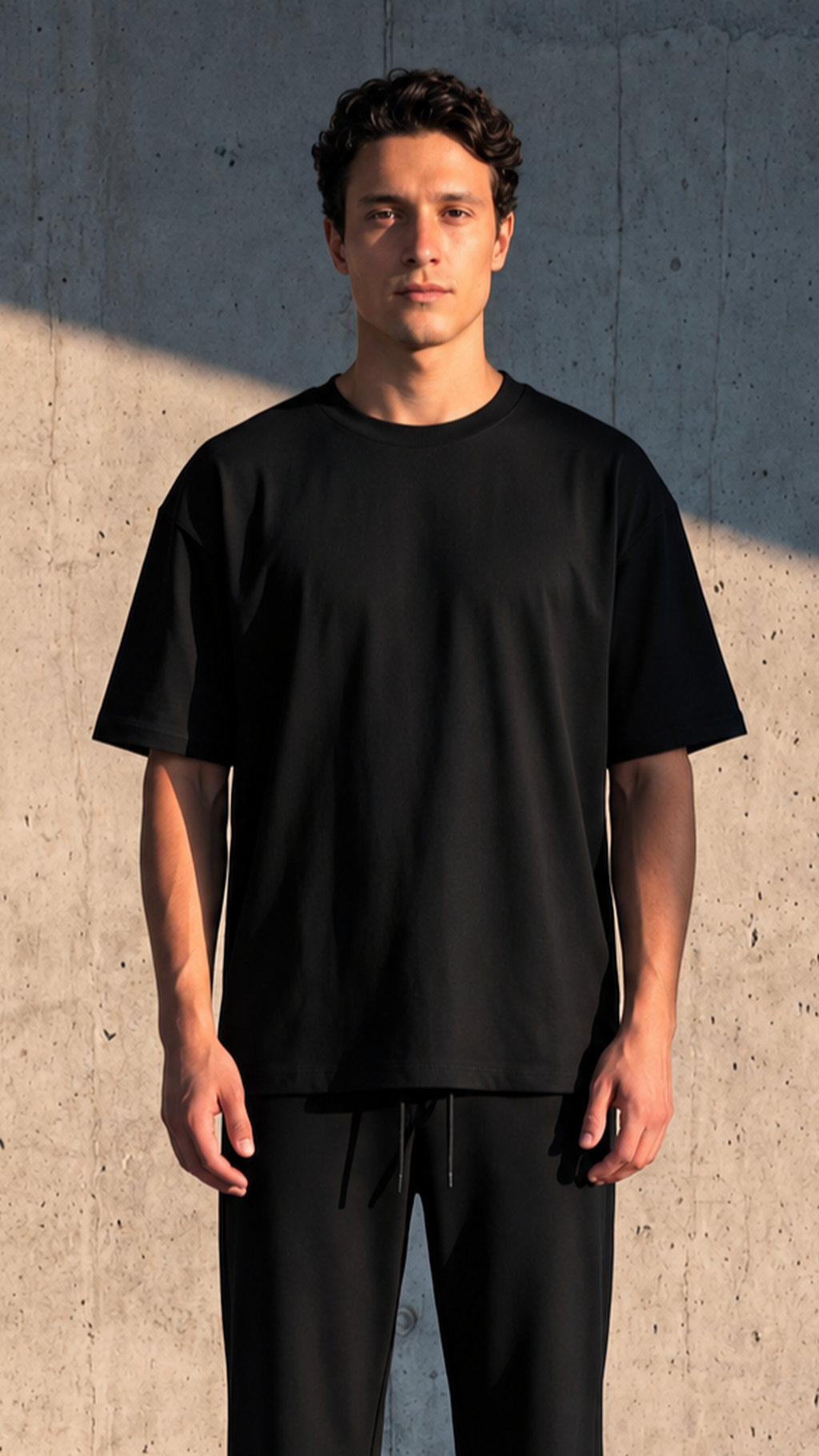 Heavyweight Oversize Fit T-Shirt — Black