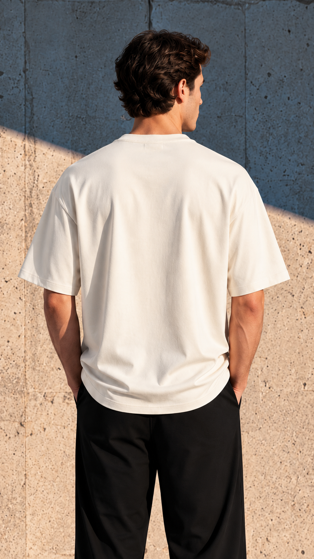 Heavyweight Oversize Fit T-Shirt — Light Beige