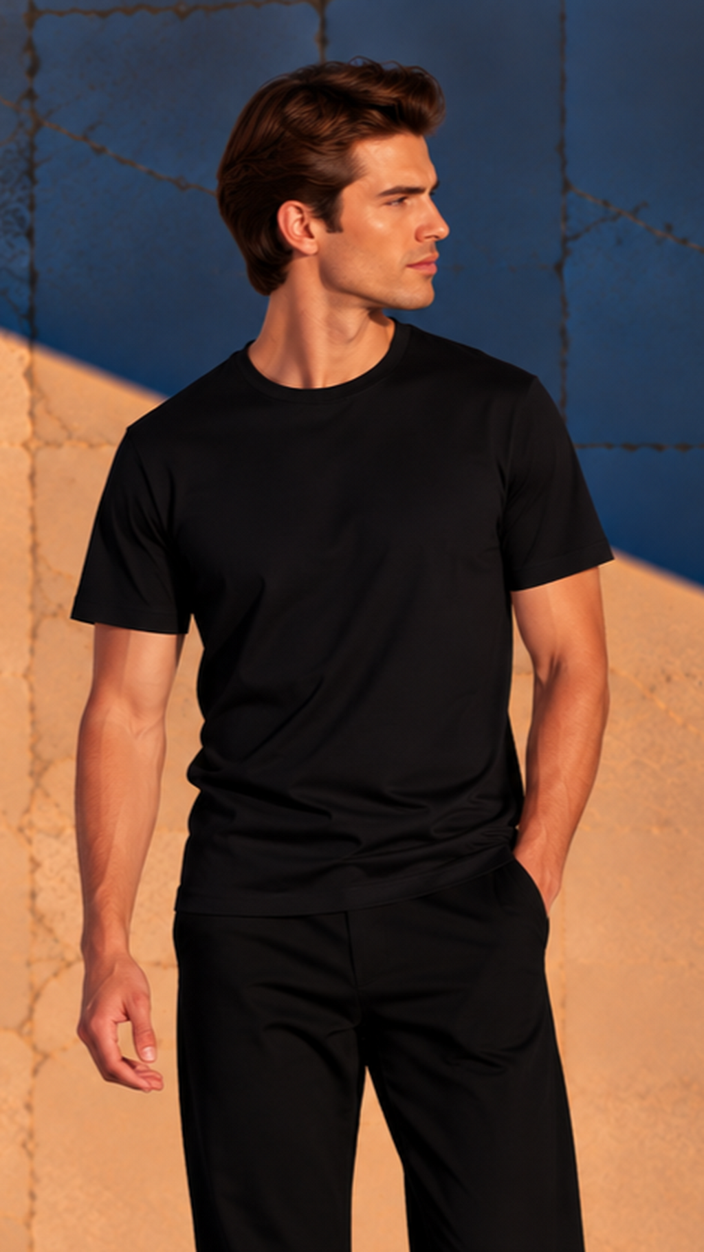 Heavyweight Regular Fit T-Shirt — Black