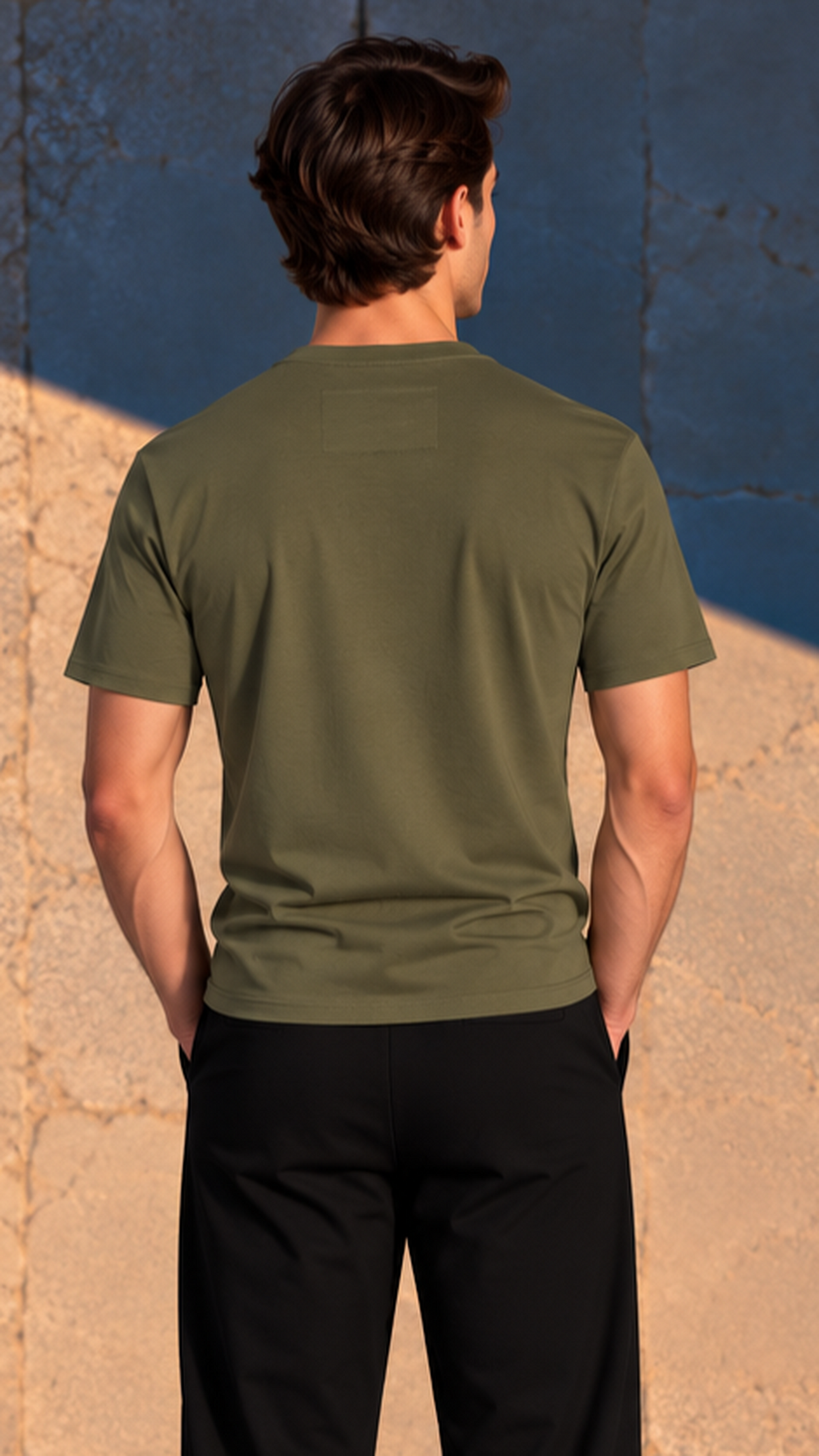 Heavyweight Regular Fit T-Shirt — Olive Green