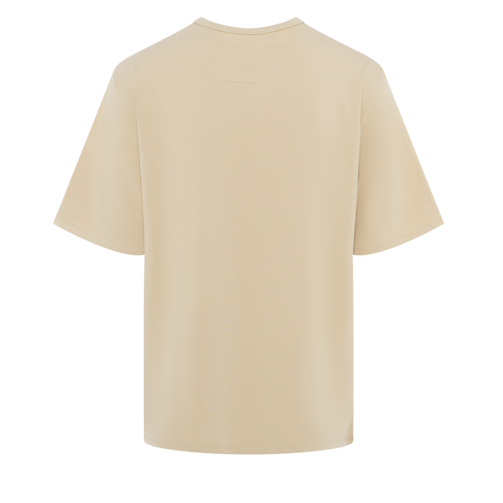 Heavyweight Oversize Fit T-Shirt — Beige