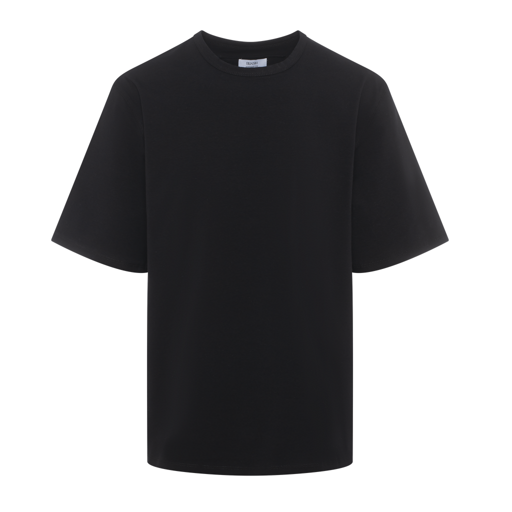 Midweight Oversize Fit T-Shirt — Black