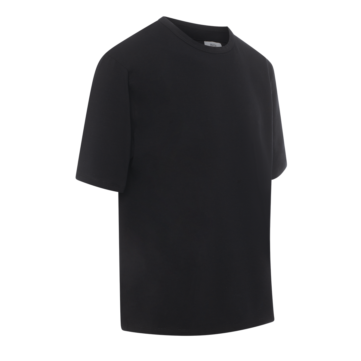 T-shirt Oversize · poids lourd — Noir