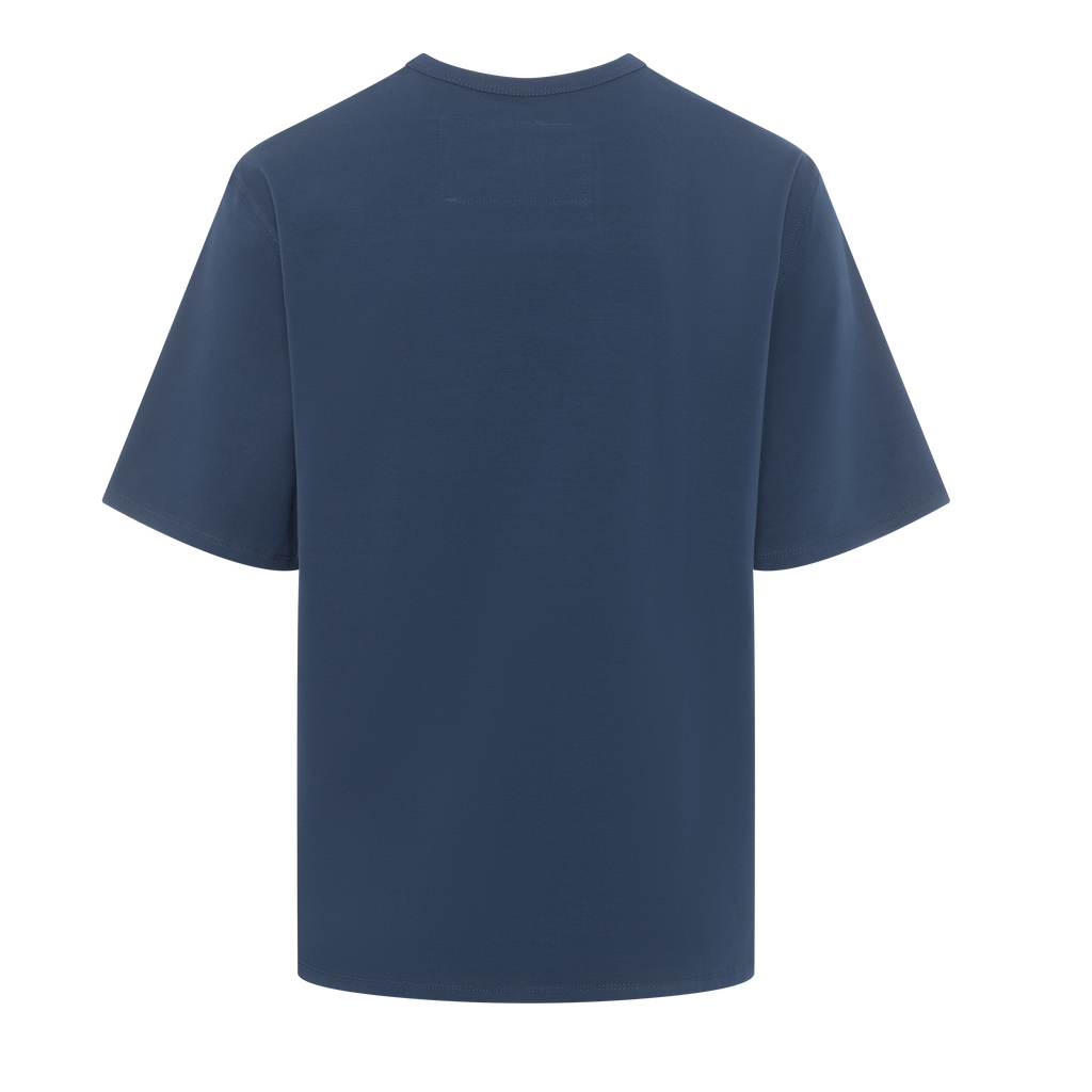 Midweight Oversize Fit T-Shirt — Navy Blue