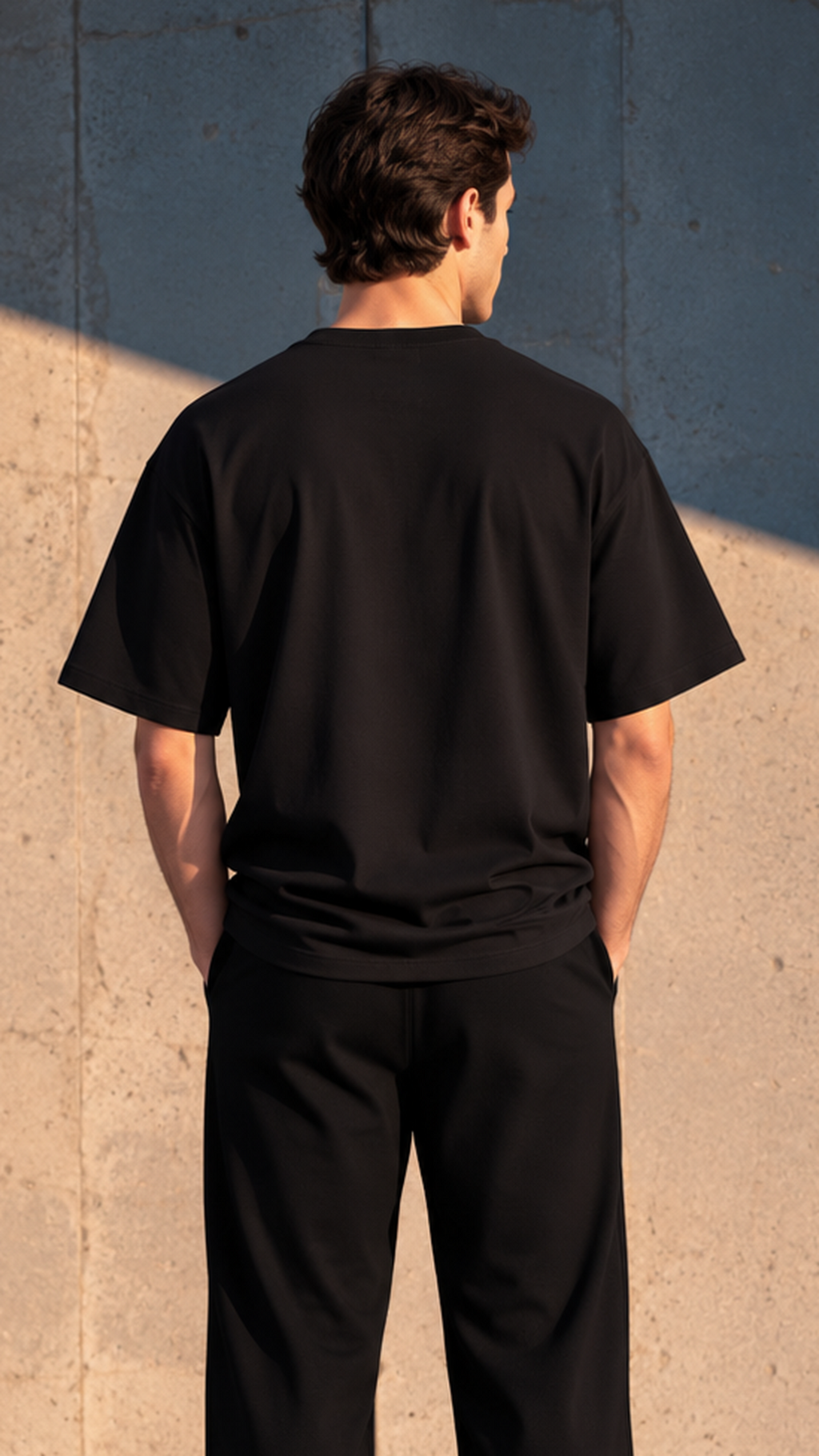 Midweight Oversize Fit T-Shirt — Black